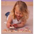 Bigjigs Baby Dřevěné vkládací puzzle farma